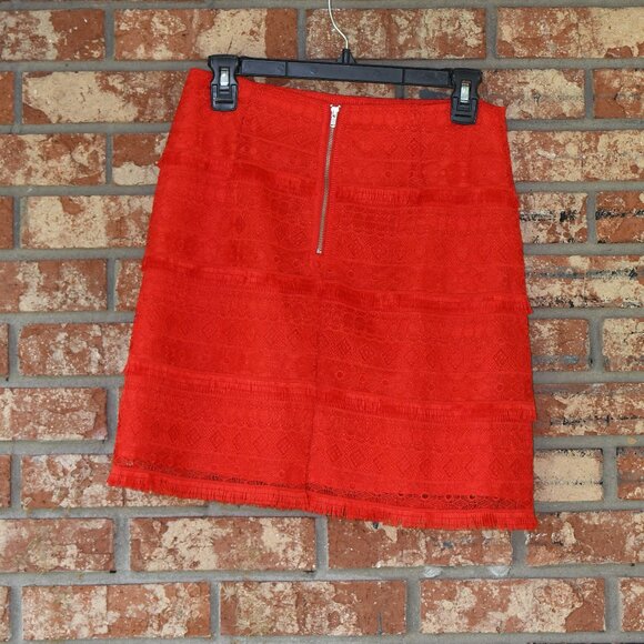 J. Crew Red Skirt - Picture 2 of 3